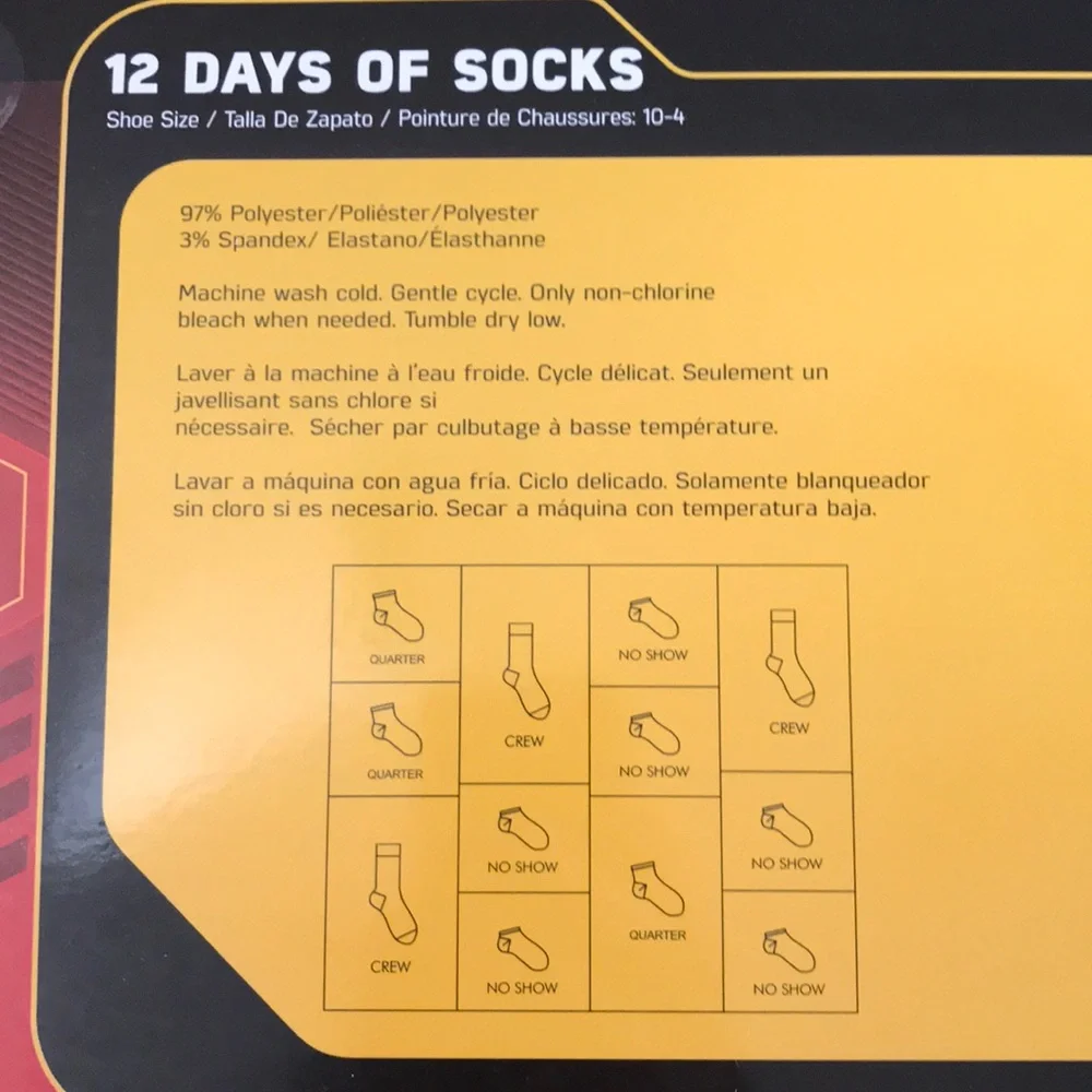 Star Wars 12-Days of Socks
